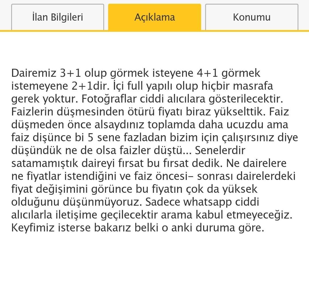 C2C ilan örneği C2C ilan örneği